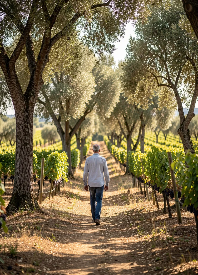 Caminos de naturaleza en los alrededores de la masía